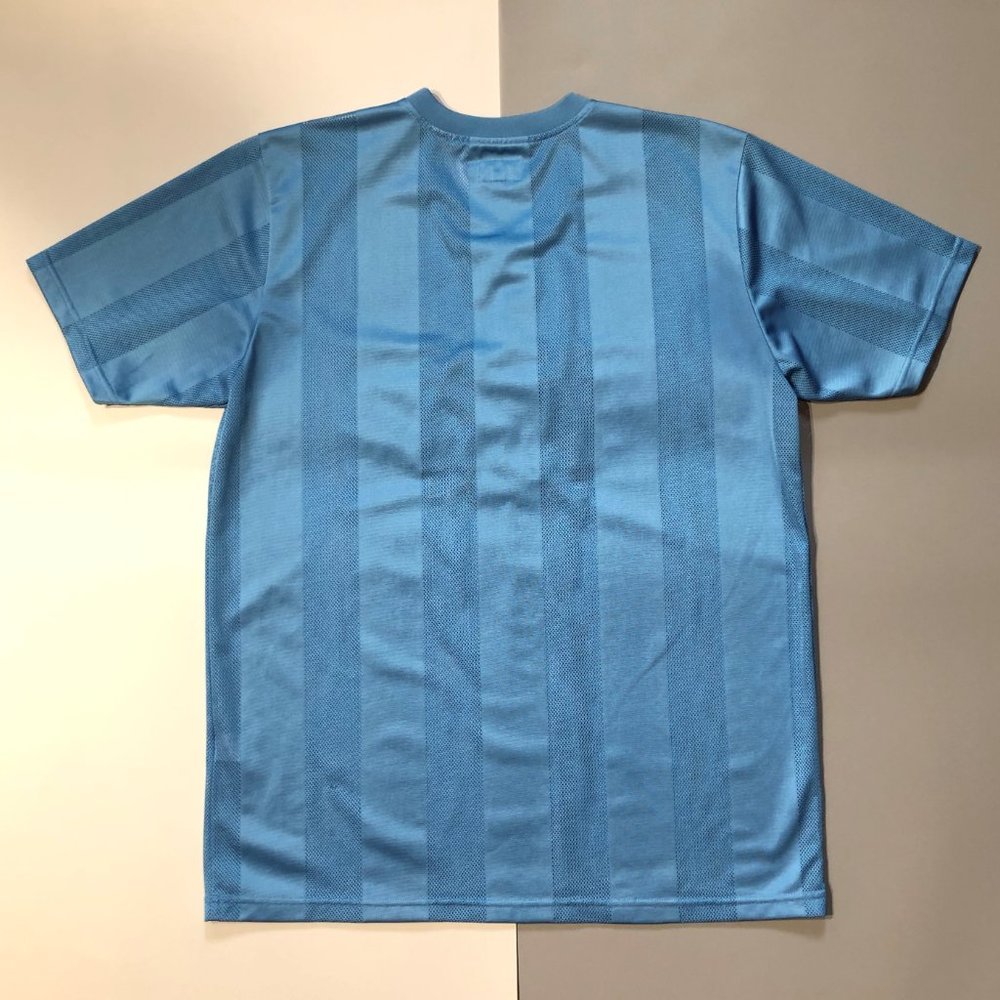 Supreme SS16 Velvet Logo Mesh Stripe Top Jersey Tee Size Large - Picture 5 of 6